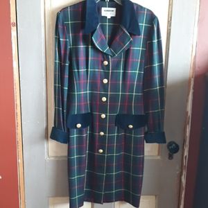 Lois Snyder Dani Max Vintage Plaid Dress